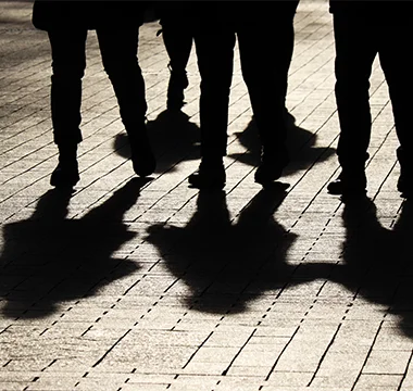 foot and shadow